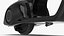 Scooter eléctrico moderno negro