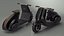 Scooter eléctrico moderno negro