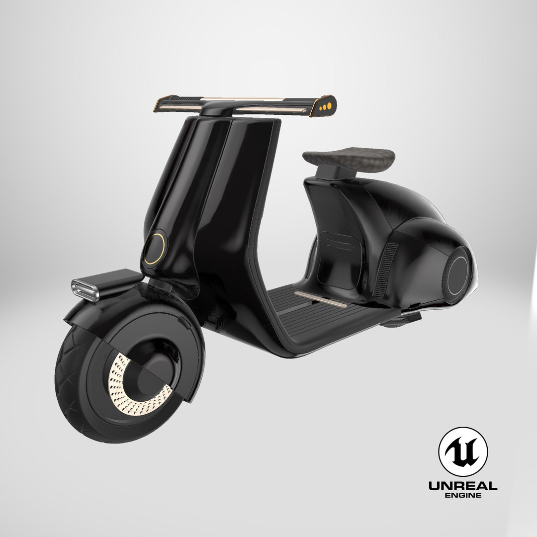 Modern Electric Scooter Black model https://p.turbosquid.com/ts-thumb/XJ/iutBGY/fy/stemcell_unreal_render/png/1717506489/1920x1080/fit_q87/88fac9a6d16ef747b28cf97f9ecb8fd772481584/stemcell_unreal_render.jpg