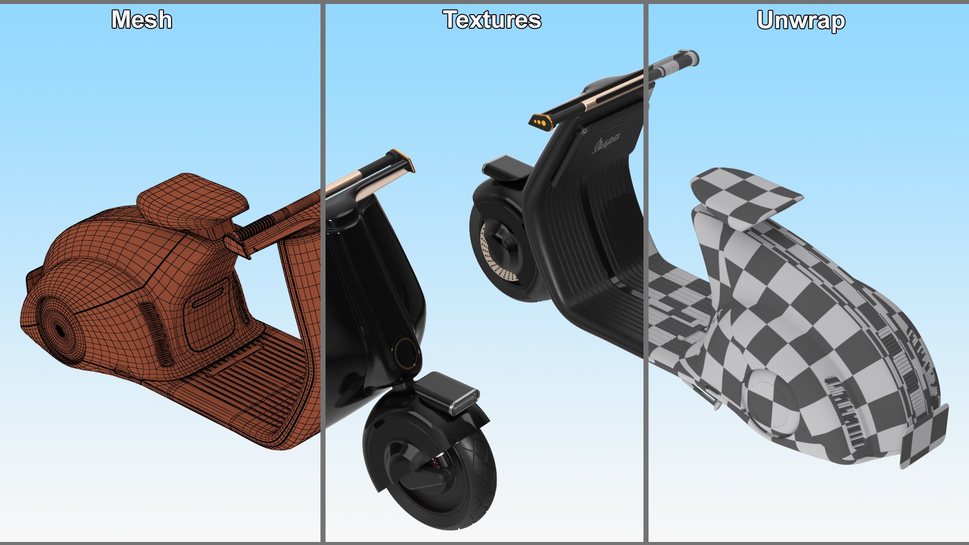 Modern Electric Scooter Black model https://p.turbosquid.com/ts-thumb/XJ/iutBGY/hB/modernelectricscooterblackvray3dmodel028/jpg/1714771409/1920x1080/fit_q87/e48605c358b74af0f3c156cfef29f004a4c9b623/modernelectricscooterblackvray3dmodel028.jpg