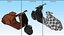 Scooter eléctrico moderno negro