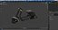 Scooter eléctrico moderno negro