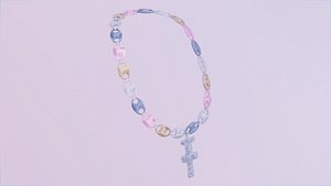 Travis Scott Multicolored Chain