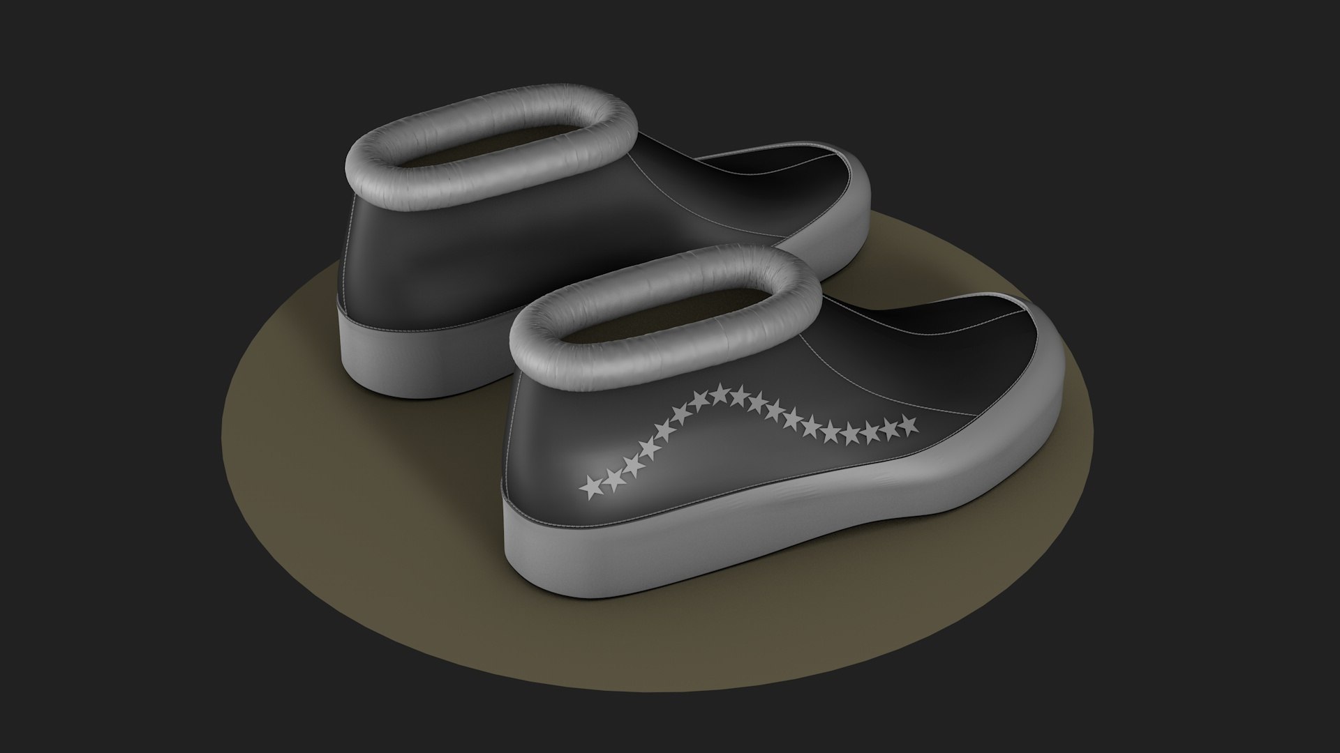 Unisex shoes star character 3D model https://p.turbosquid.com/ts-thumb/XJ/lKFwBs/4w/unisexshoes1/jpg/1718366250/1920x1080/fit_q87/4bd4fa125fc1f882921e161fdc20c386e7ffd37a/unisexshoes1.jpg