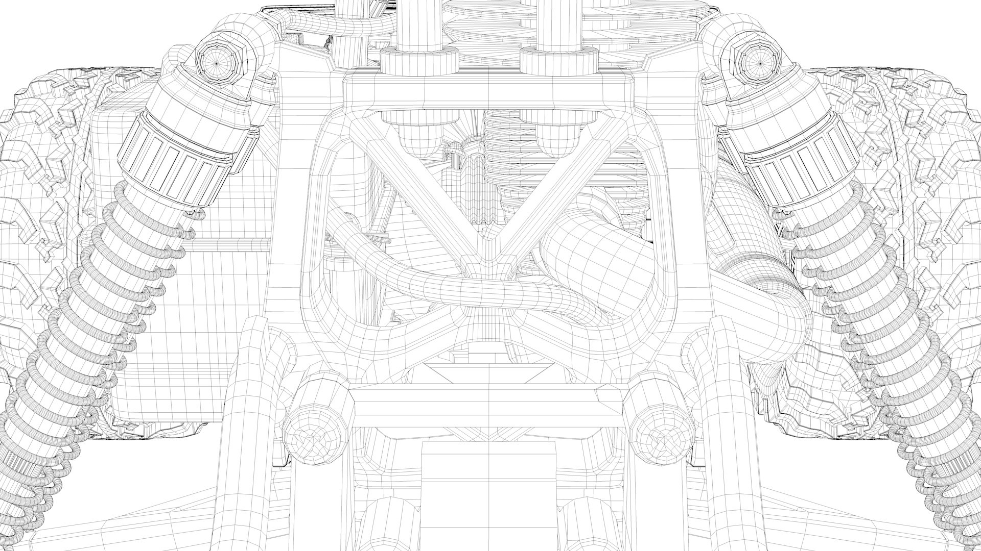 Radio Control RC Car 3D model Circuit Diagram