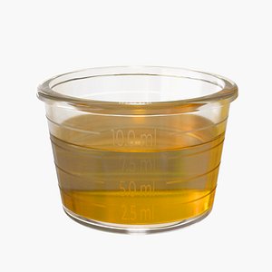 Transparent Plastic Measure Cup for Medicine