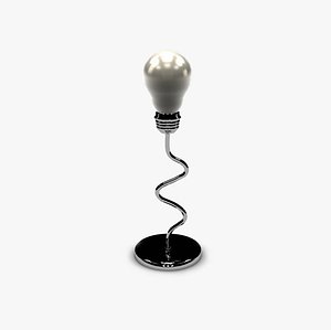 table light bulb lamp interior 3d c4d