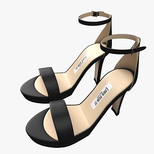 heel shoes 3D model