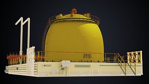 reactor atomic 3D model