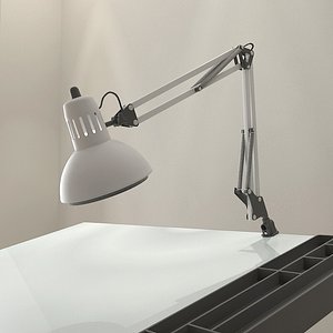 3d model drafting swing arm lamp