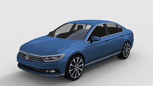 2015 passat b8 3d model