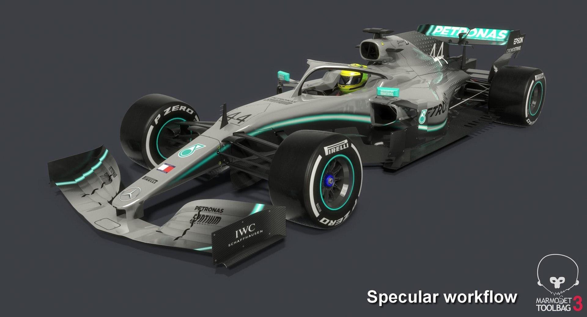 Petronas f1 w10 eq 3D model - TurboSquid 1380851