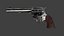 revolver .45 low poly