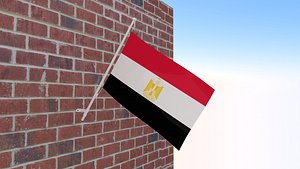 Flag of Egypt 3D
