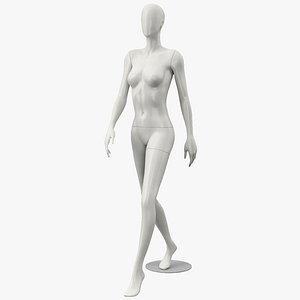 3D female mannequin model