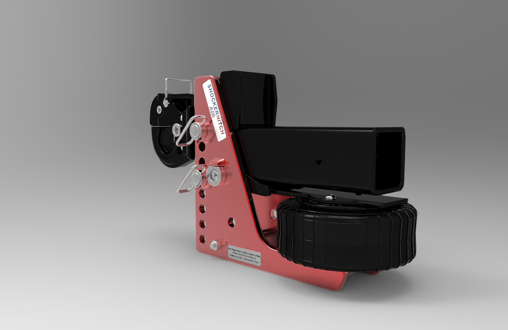 3D ShockerHitch Winch model - TurboSquid 2077072
