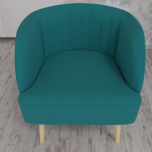 Lounge Chair IKEA FULLOSA 3D