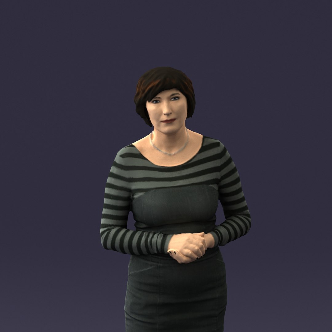 Scanned realistic human 3D - TurboSquid 1701664
