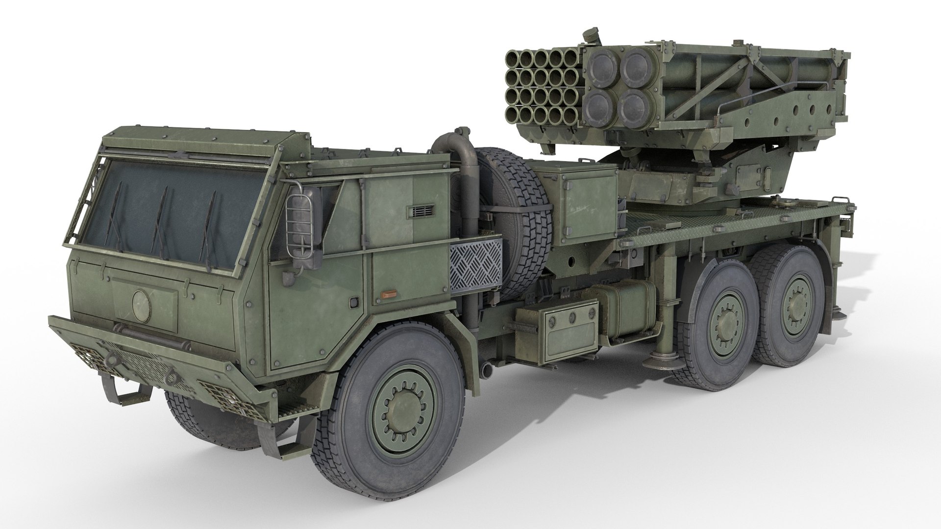 3D Model PULS Multiple Rocket Launcher - TurboSquid 2241533