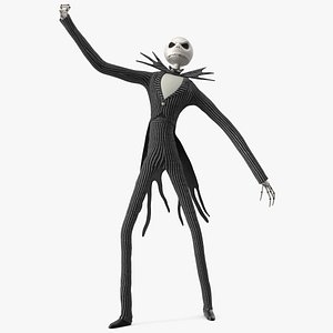 Angry Jack Skellington Character 3D model