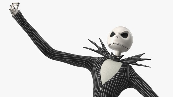 modelo 3d Personaje enojado de Jack Skellington - TurboSquid 2007299