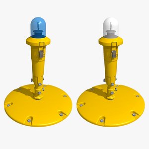 3D model Runway edge light - Omnidirectional - High poly