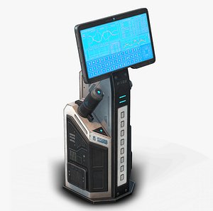 sci fi terminal 02 model