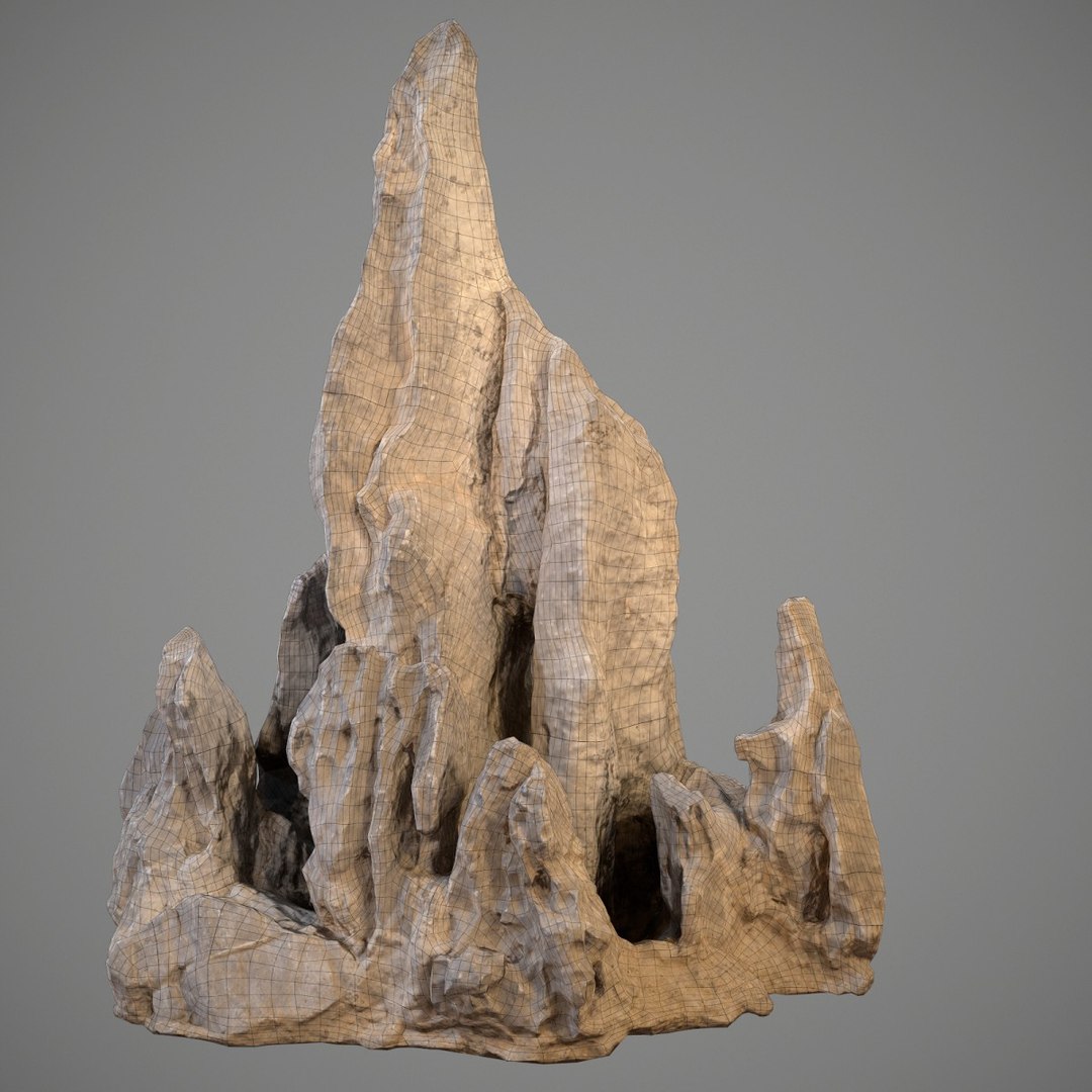 Scanned Landscape Rocks Stones 3D Model - TurboSquid 1154349