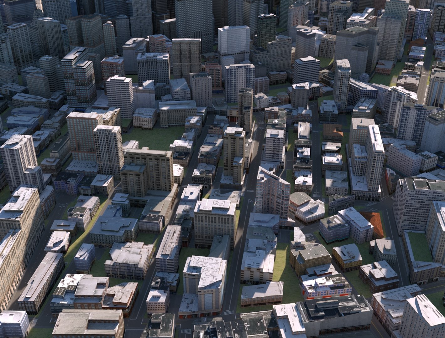 3D Model City Cityscape - TurboSquid 1635870