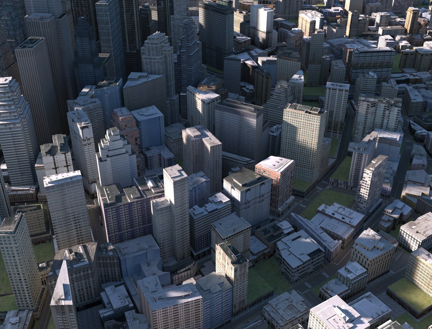 3D Model City Cityscape - TurboSquid 1635870