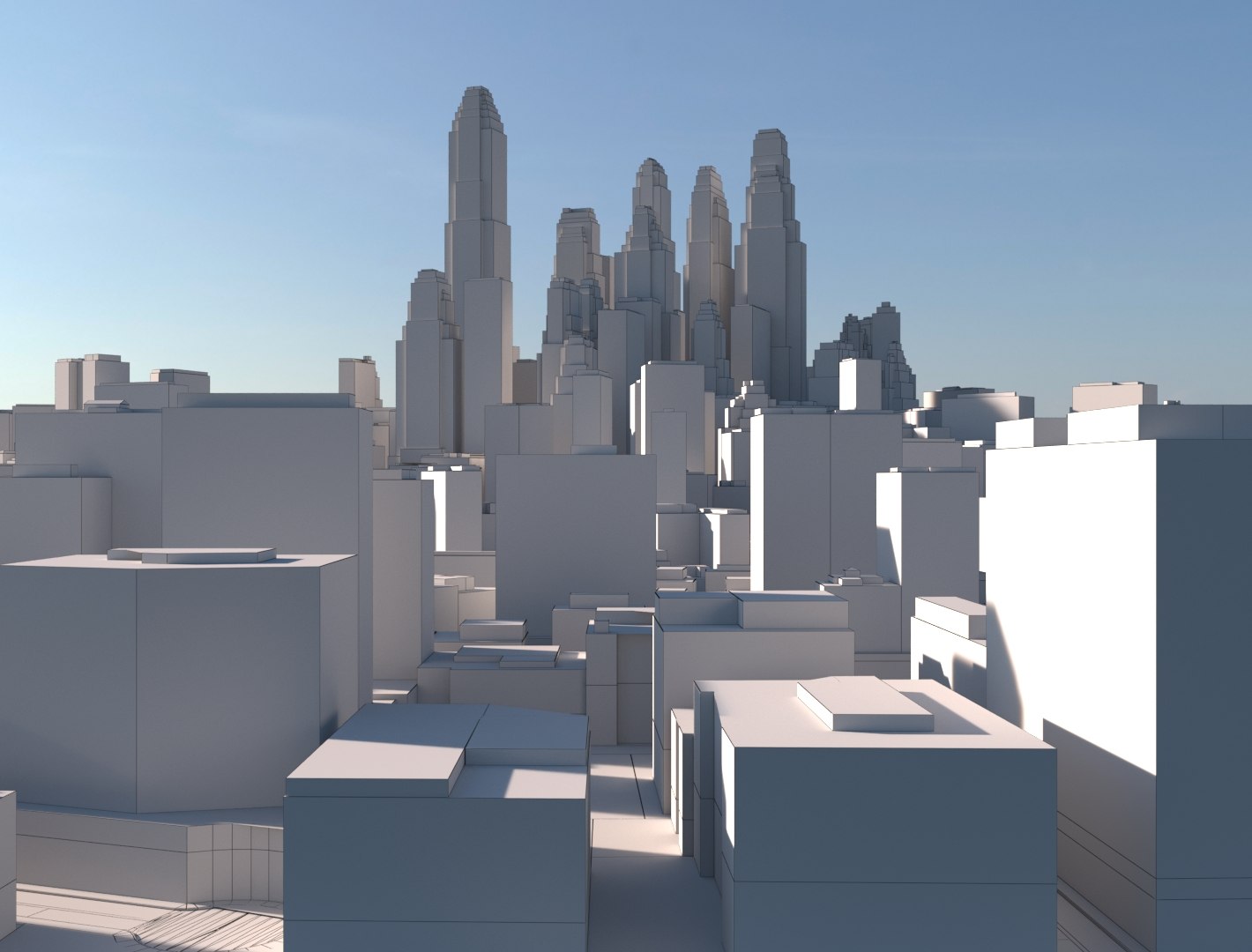 3D Model City Cityscape - TurboSquid 1635870