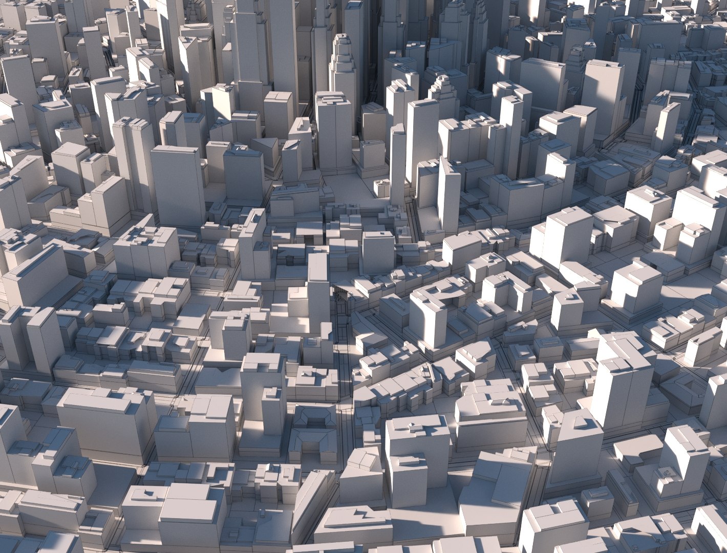 3D Model City Cityscape - TurboSquid 1635870