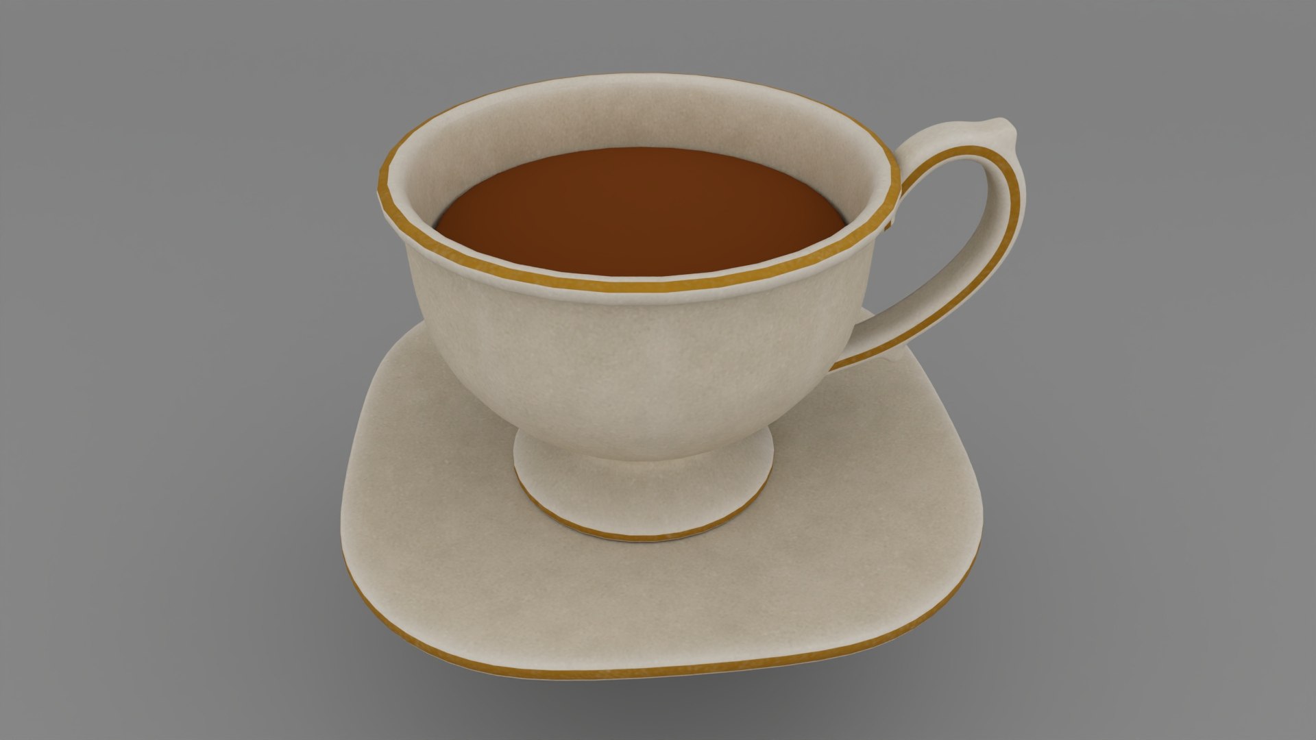 3D Tea Set Model - TurboSquid 2338449