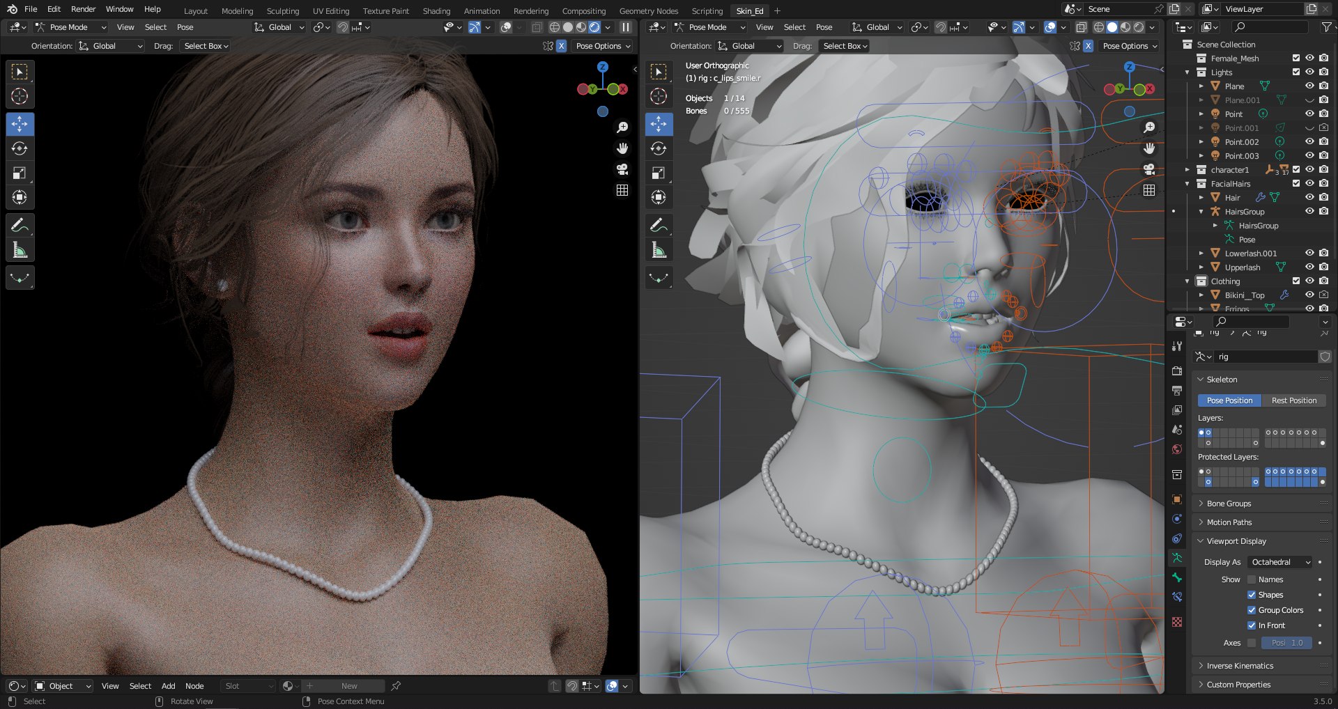 Realistic Beautiful Woman Rigged 3D - TurboSquid 2067295