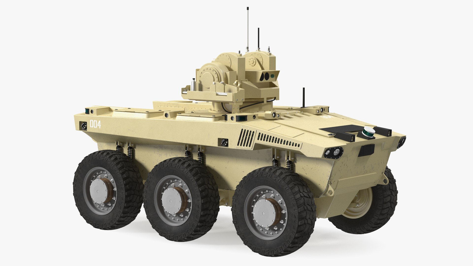 Military Robot Scout Rigged for Maya 3D model preview