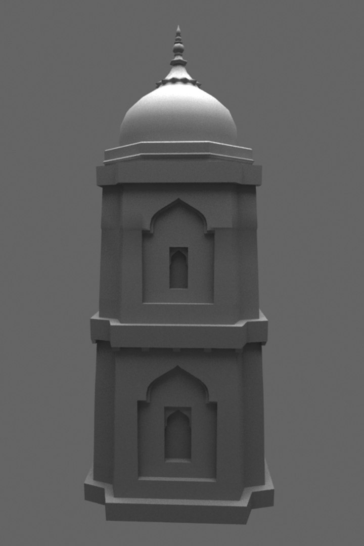 3D Arabian Tower - TurboSquid 1463901