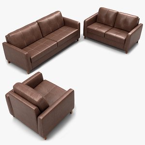 Leather Sofa Set