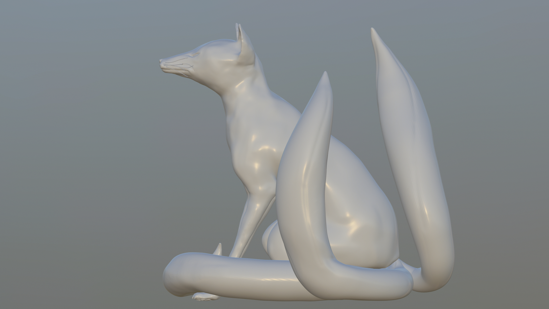Fuchs mit 3 Schwänzen 3D-Modell - TurboSquid 1983625