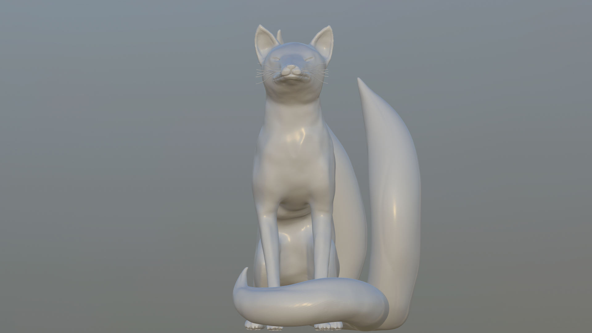 3D Fox with 3 tails - TurboSquid 1983625