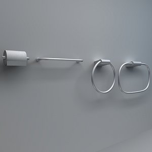 3d model of racks roll