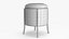 3D Baxley Ottoman Gray model