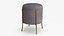3D Baxley Ottoman Gray model