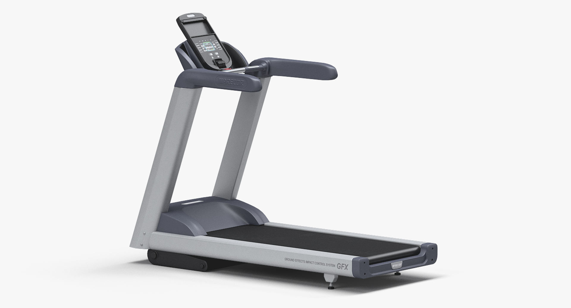 Treadmill precor trm 445 3D model TurboSquid 1217510