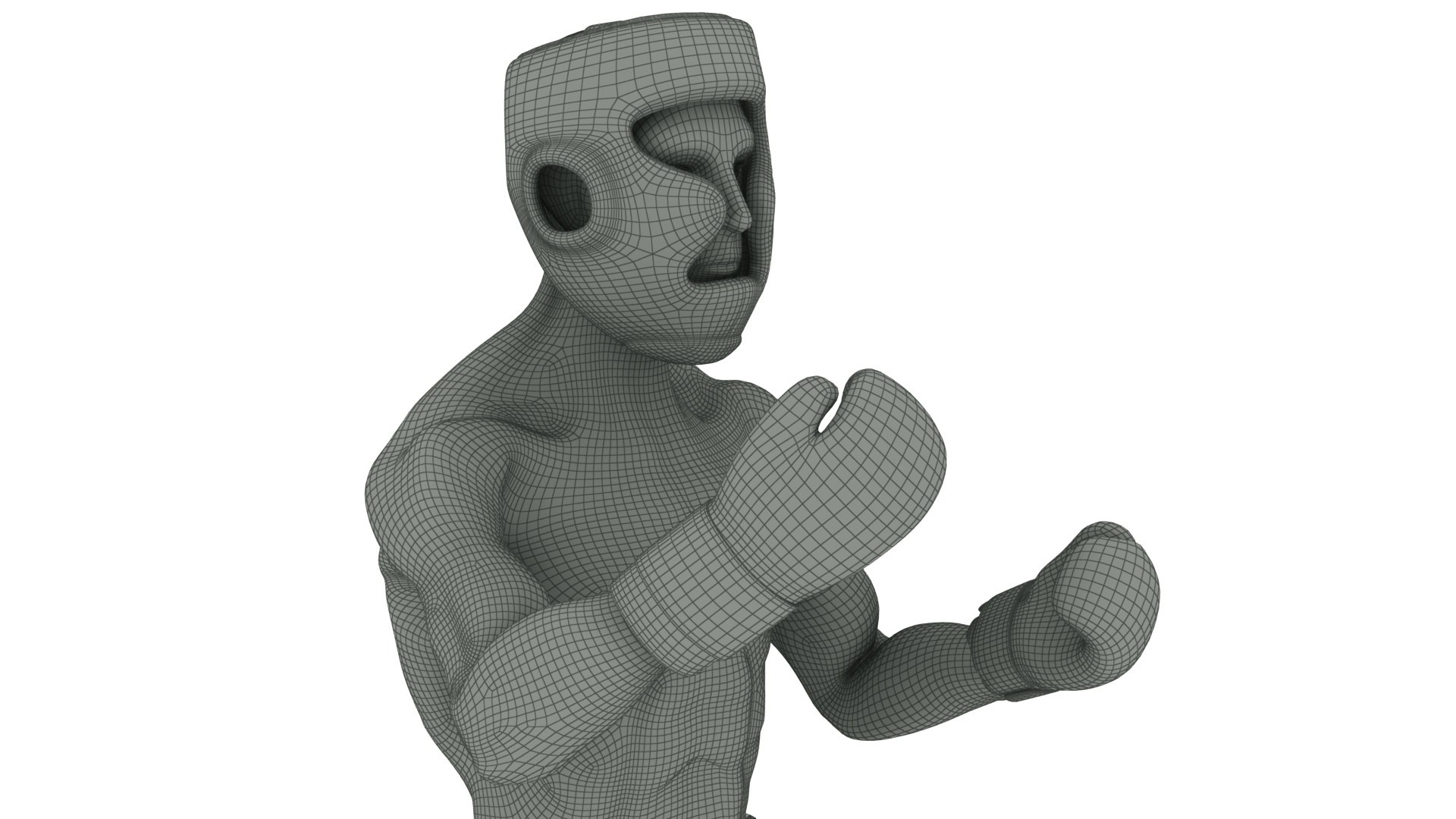 Boxer Man 2 Fighting Pose model - TurboSquid 1956750