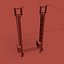 Éléments de sous-station électrique pack lowpoly