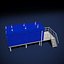 Éléments de sous-station électrique pack lowpoly