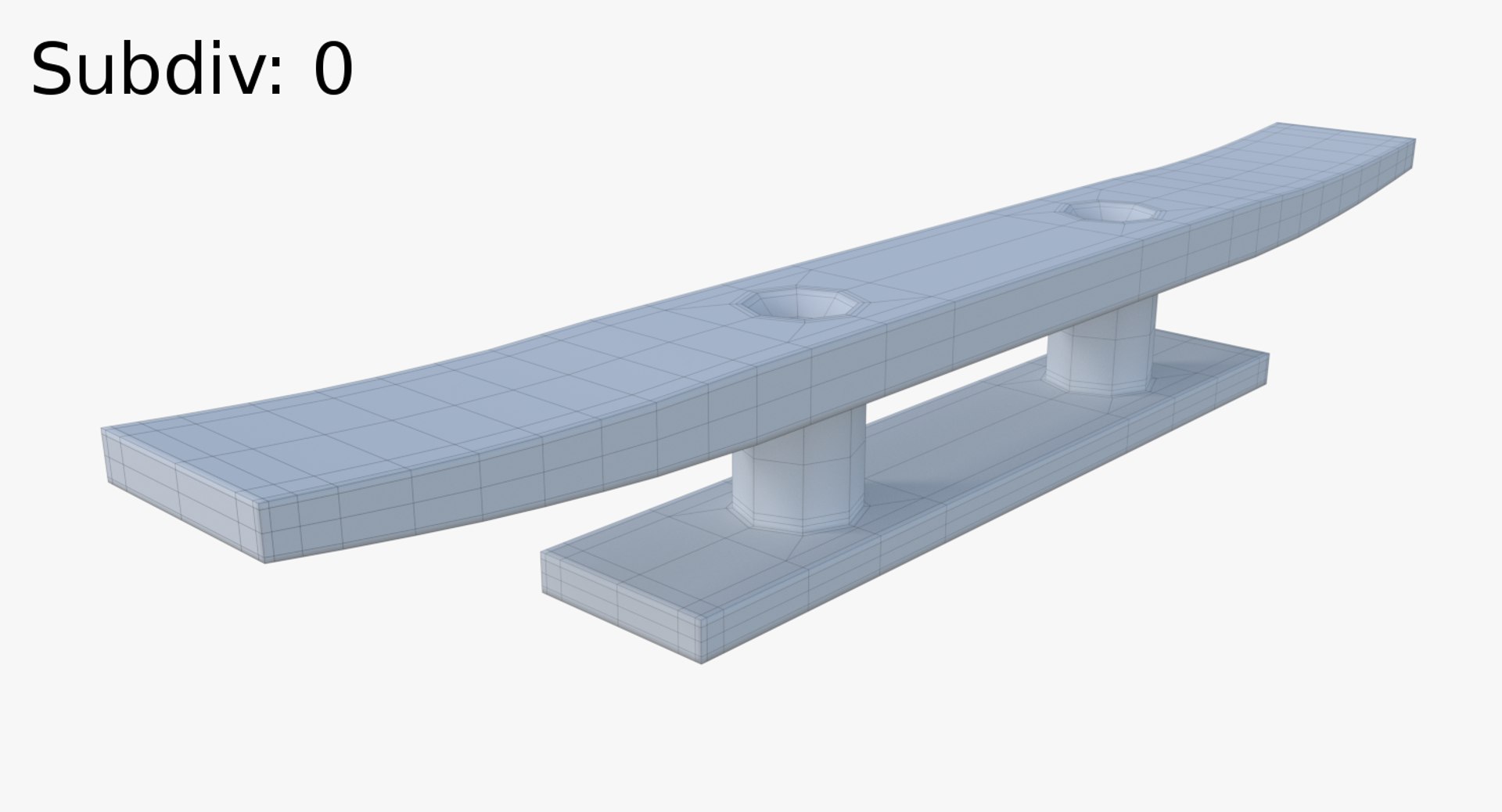 3d Cleat Blender Model