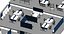 Office layout interior revit family 3D