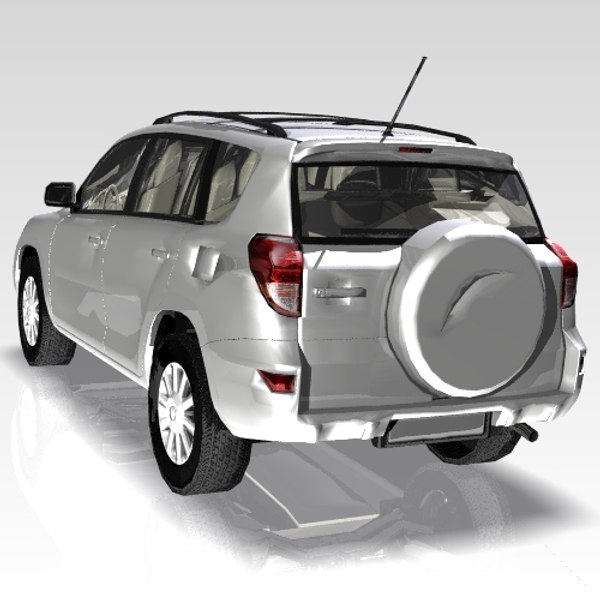 car toyota rav4 3d model