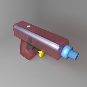 3D toy watergun 1 model